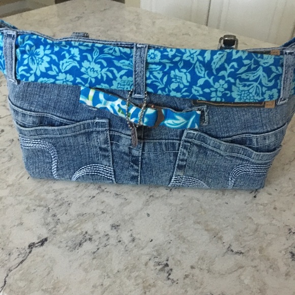 🌻 Blue Jean style bag - Picture 2 of 8